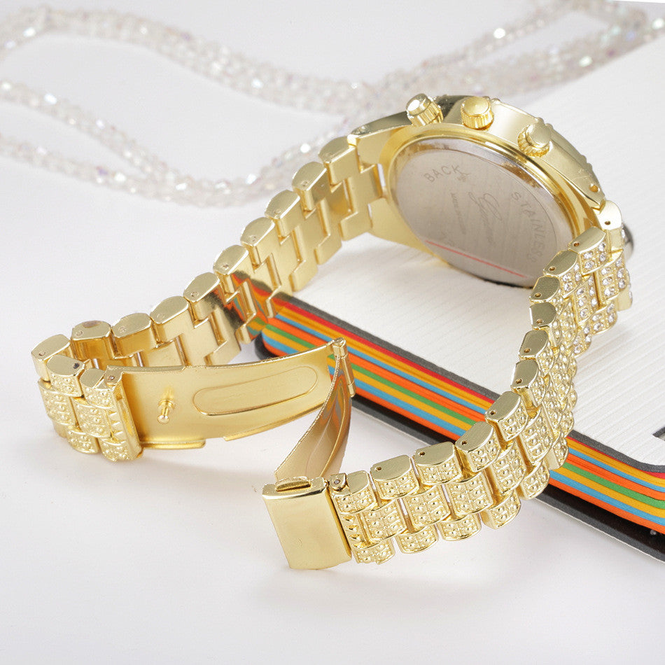 Stainless Steel Watches – Gold, Silver & Rose